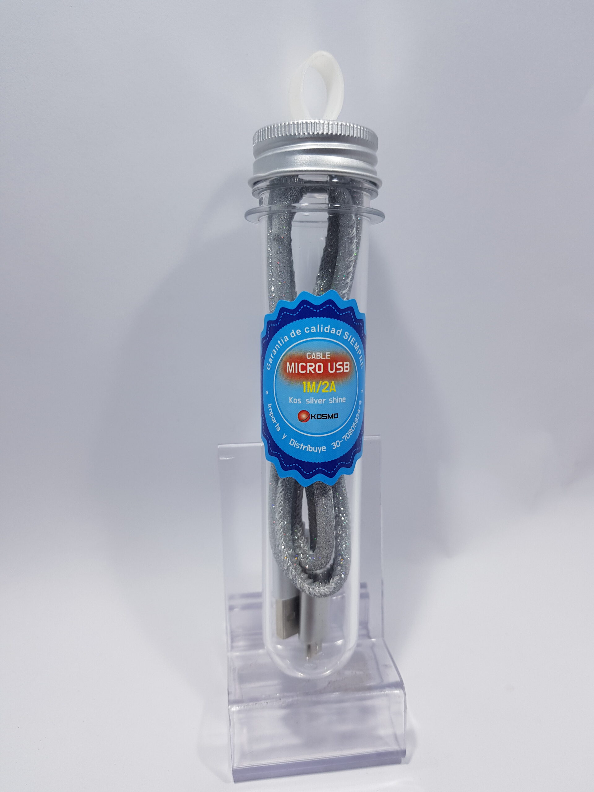 Cable Kosmo Tubo Shine Micro usb de 1 metro - Imagen 4