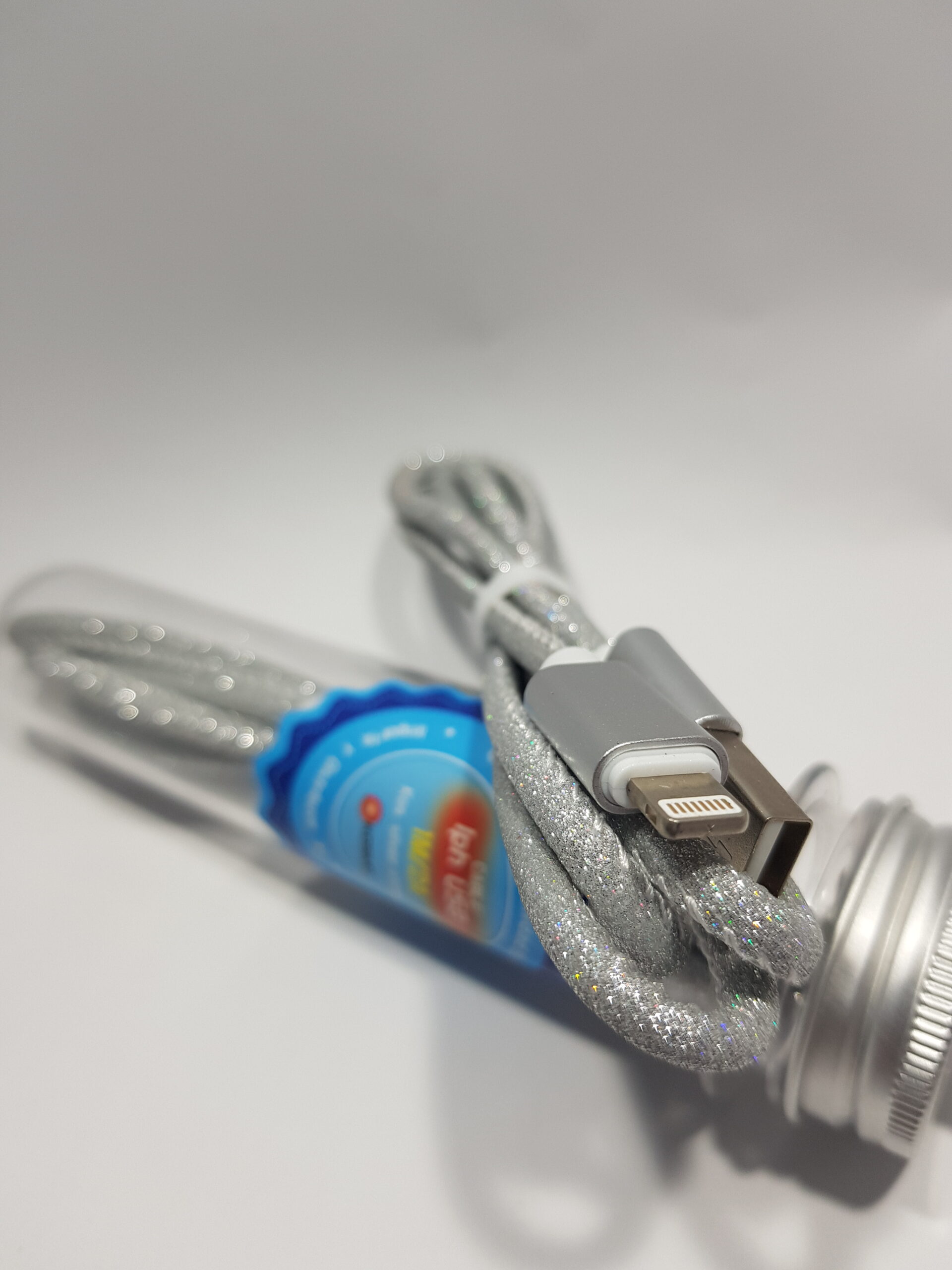 Cable Kosmo tubo Shine para Iphone de 1 metro - Imagen 5