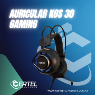Auricular Kosmo Gamer AUR030 Con luz RGB