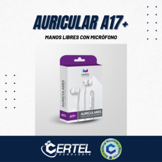 Auricular A17+ Maxxa Manos Libres