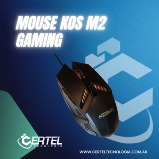 Mouse GAMER Kosmo M2 Luz RGB 6 Botones