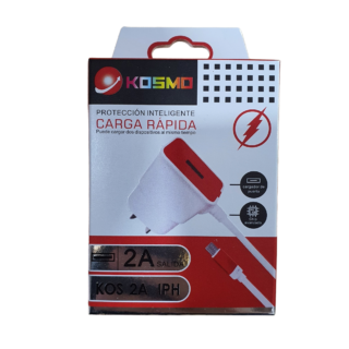 Cargador Kosmo para Iphone 2A con Cable Incluido